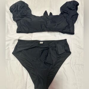Black 2 piece swimsuit